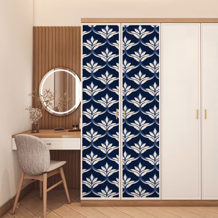 Deursticker - Modern - Ontwerp - Blauw — 5