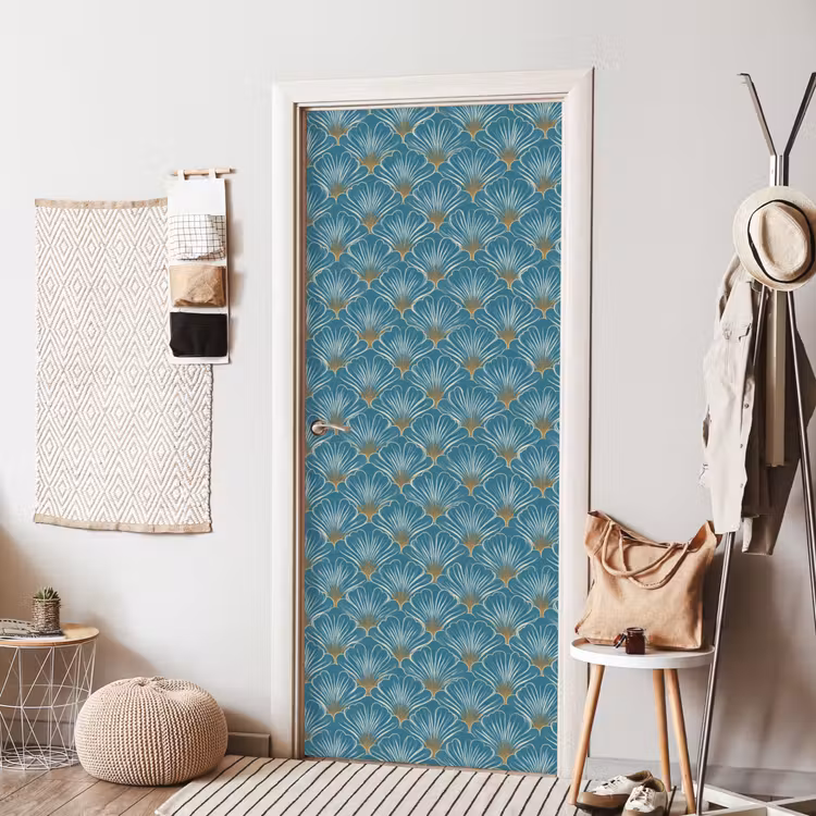 Deursticker - Symmetrisch - Patroon - Blauw — 8