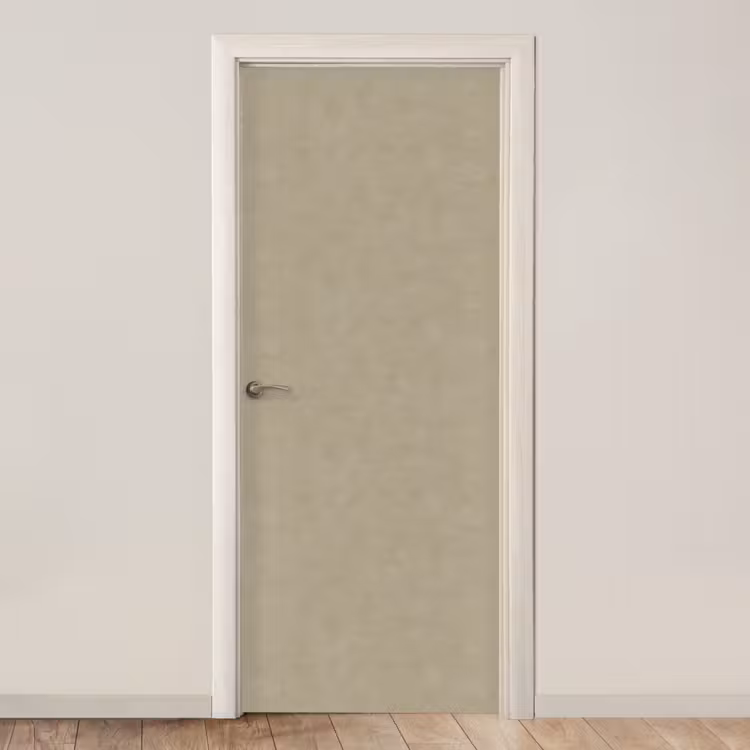 Deursticker - Taupekleur - Gewolkt textuur - Natuurlijk — 1
