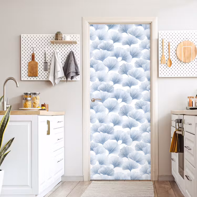 Deursticker - Waaier - Modern - Blauw — 7