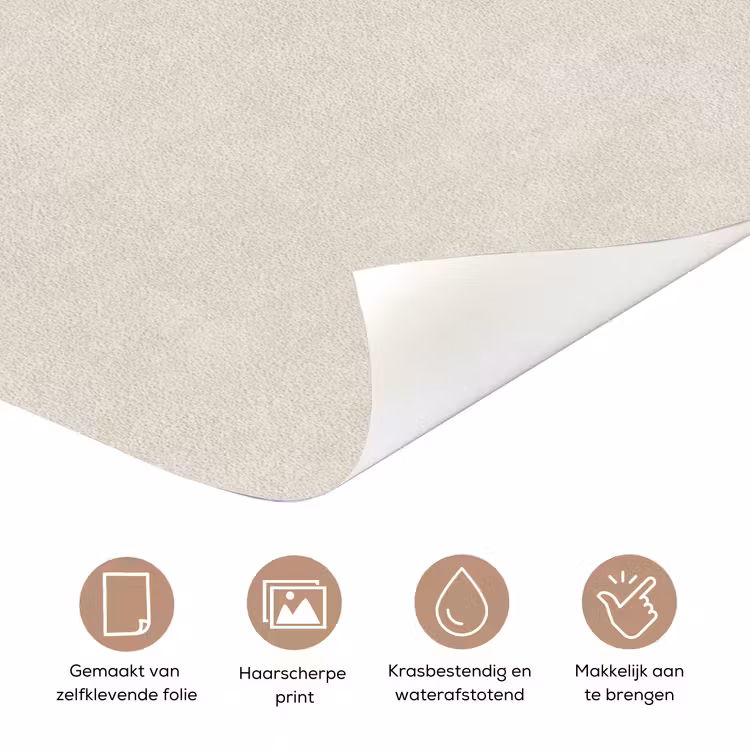 Deursticker - Zandkleurig - Modern - Egaal — 3