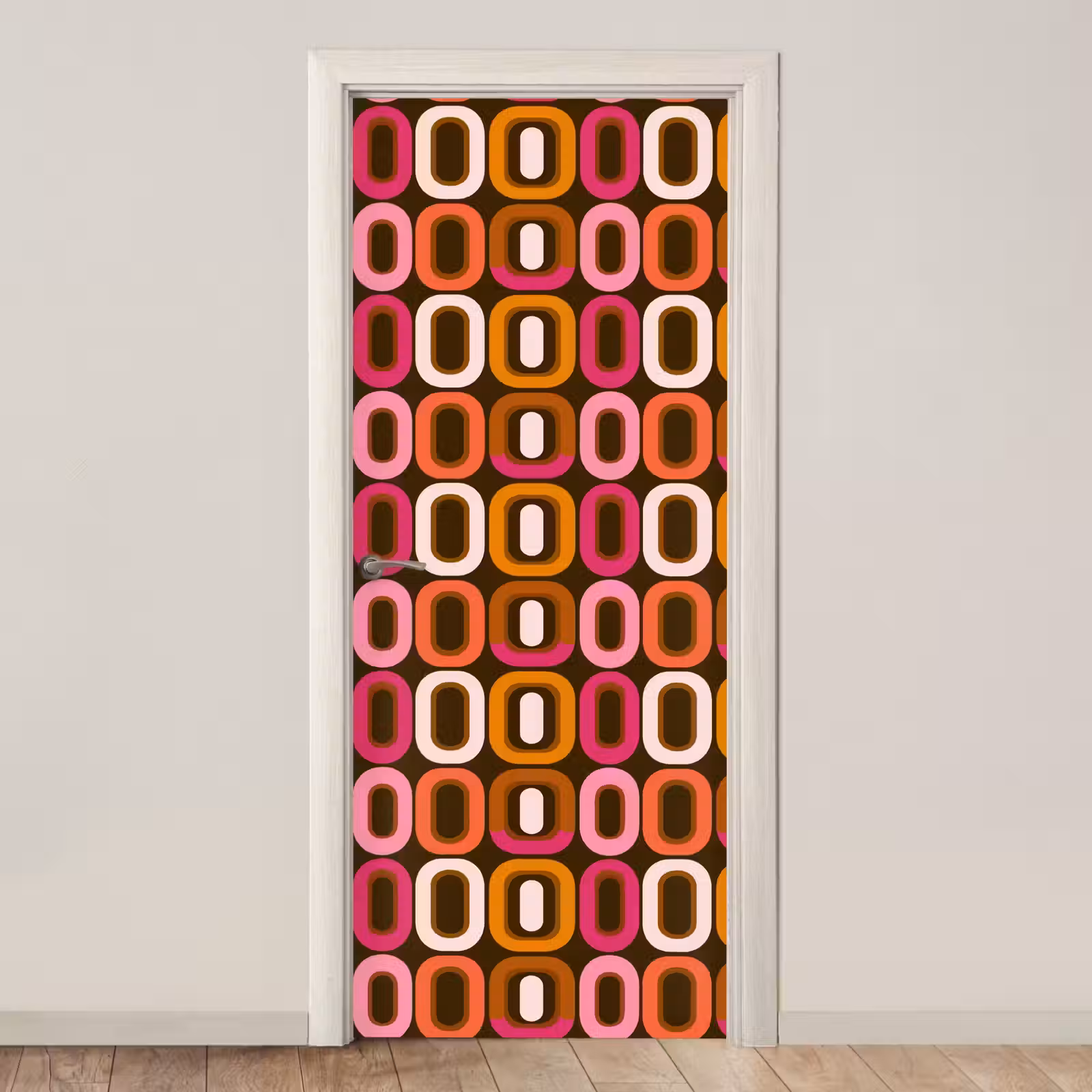 Deursticker - Modern - Retro - Kleurrijk — 1