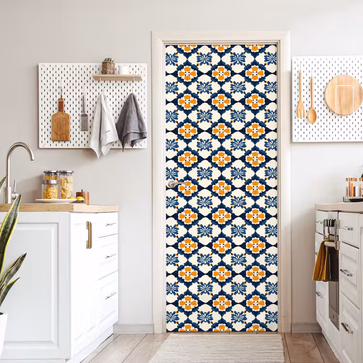 Deursticker - Klassiek - Geometrisch - Blauw — 7