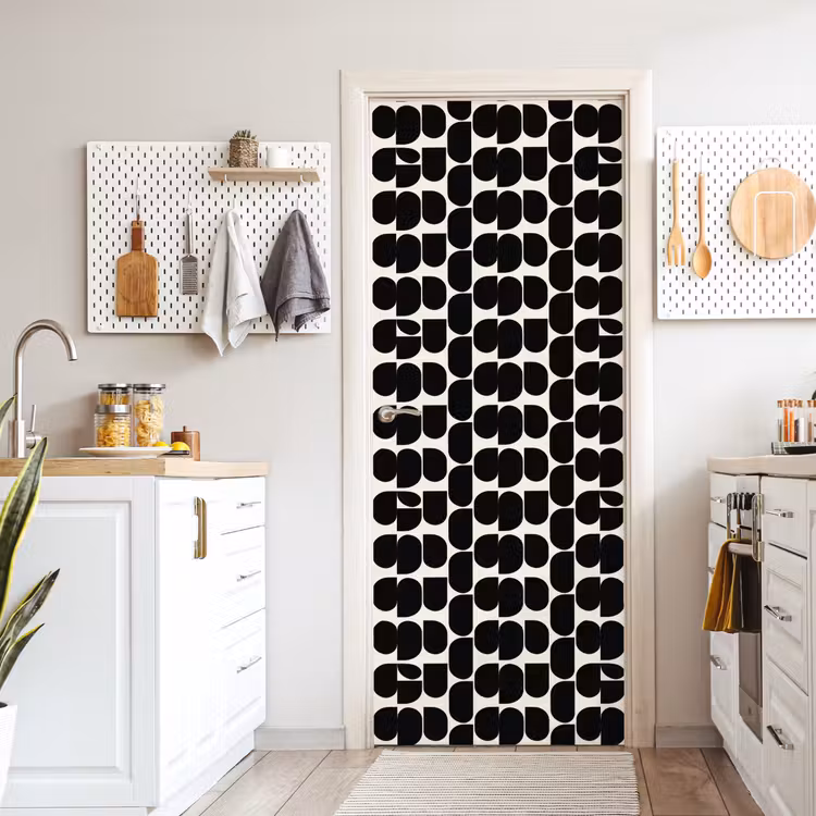 Deursticker - Modern - Patroon - Zwart — 7