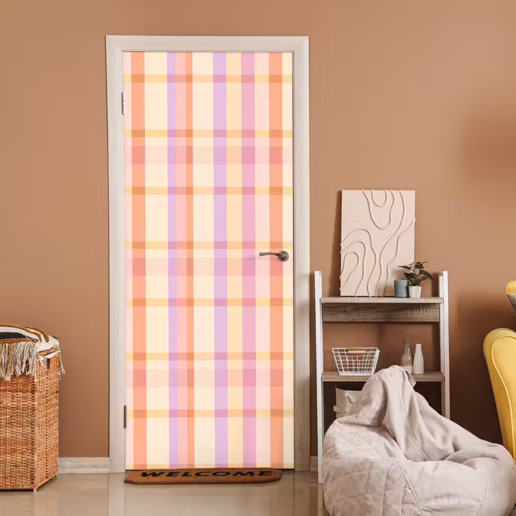 Deursticker - Pastel - uitpatroon - Geometrisch — 2