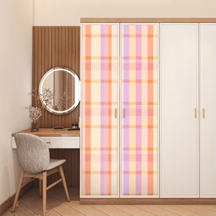 Deursticker - Pastel - uitpatroon - Geometrisch — 5