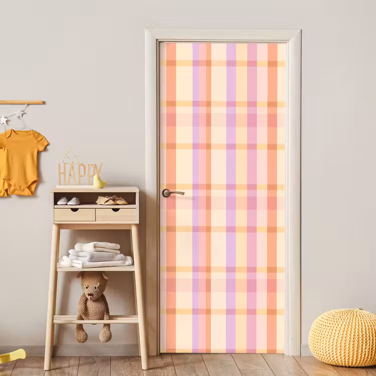 Deursticker - Pastel - uitpatroon - Geometrisch — 6