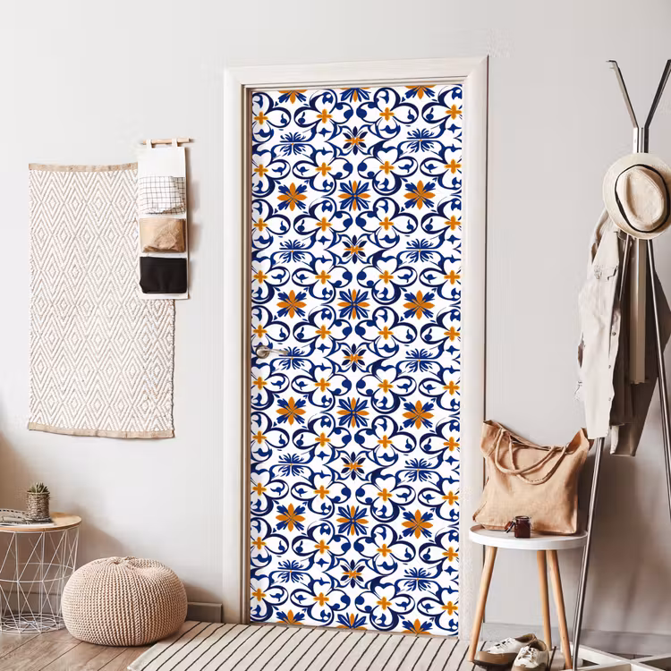 Deursticker - Patroon - Modern - Kleurrijk — 8