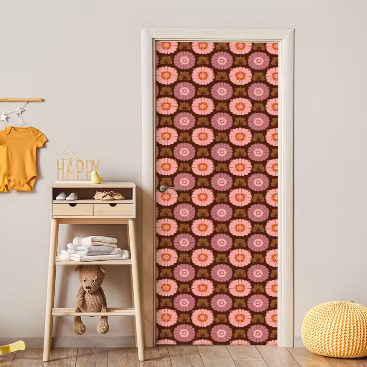 Deursticker - Retro - Madelief - Roze — 6