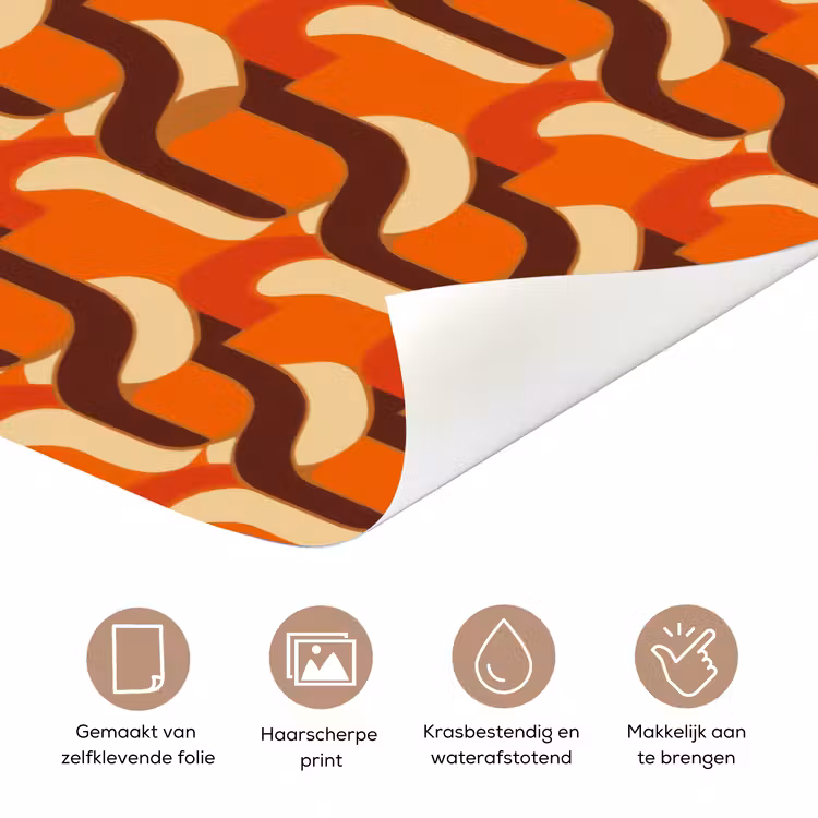 Deursticker - Retro - Modern - Kleurrijk — 3