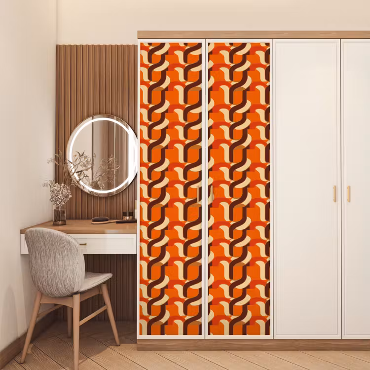 Deursticker - Retro - Modern - Kleurrijk — 5
