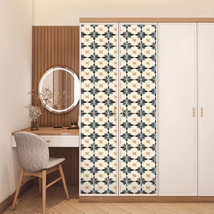 Deursticker - Sierlijk - Ornament - Blauw — 5