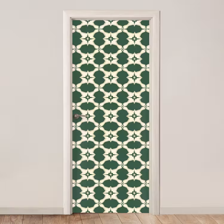 Deursticker - Tegel - Klassiek - Groen — 1