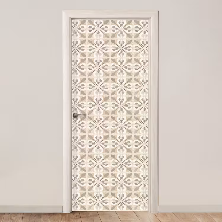 Deursticker - Tegel - Motief - Beige — 1