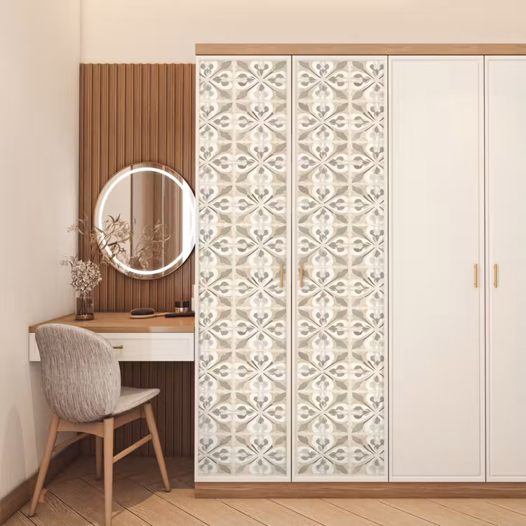 Deursticker - Tegel - Motief - Beige — 5