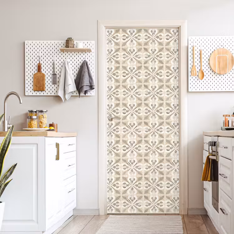 Deursticker - Tegel - Motief - Beige — 7