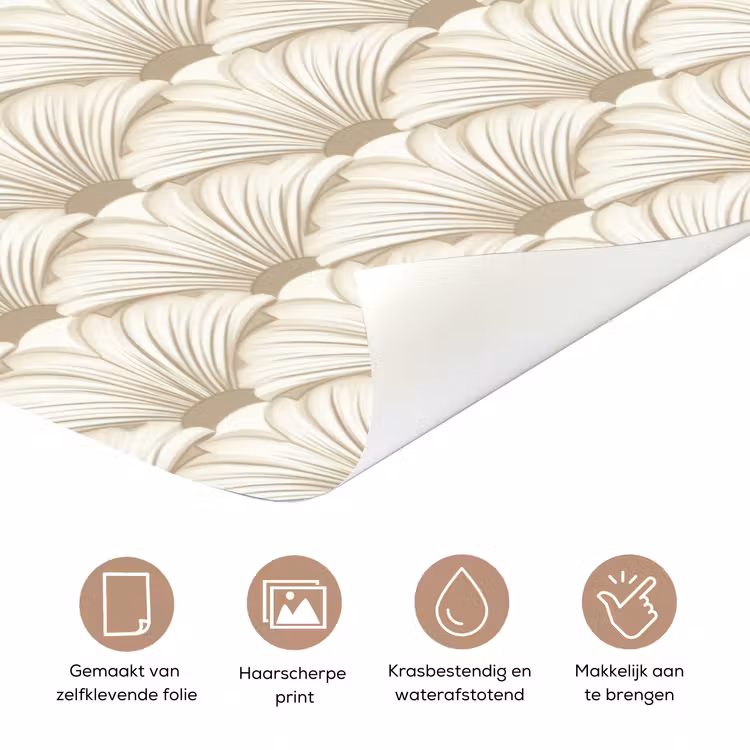 Deursticker - Klassiek - Art - Beige — 3