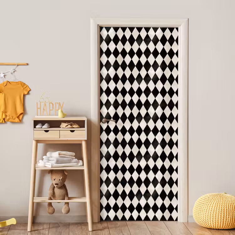 Deursticker - Klassiek - Patroon - Zwart — 6