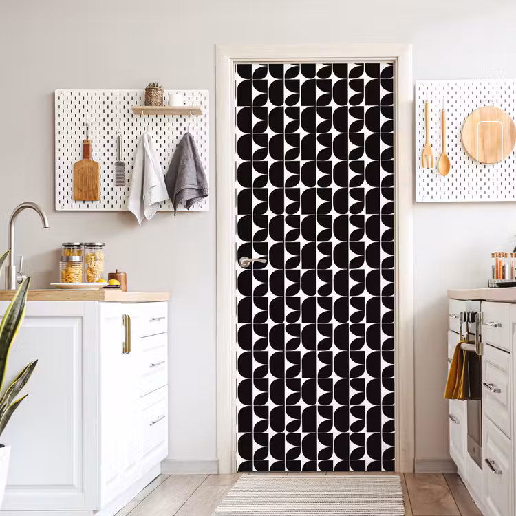 Deursticker - Modern - Geometrisch - Zwart — 7