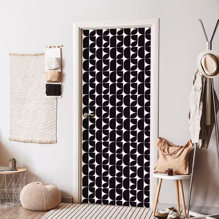 Deursticker - Modern - Geometrisch - Zwart — 8