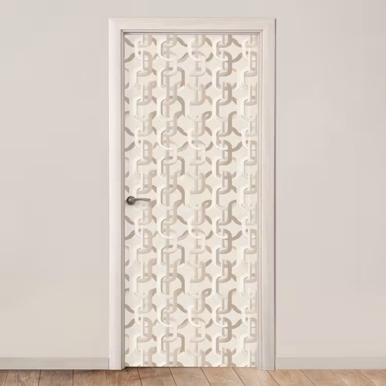 Deursticker - Motief - Abstract - Beige — 1