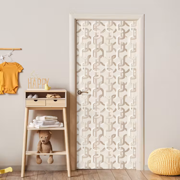 Deursticker - Motief - Abstract - Beige — 6