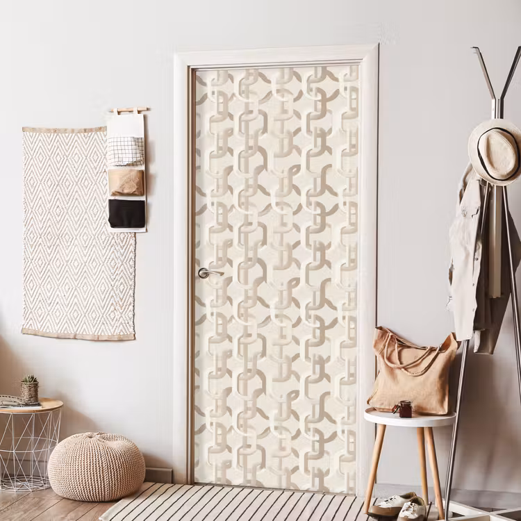 Deursticker - Motief - Abstract - Beige — 8