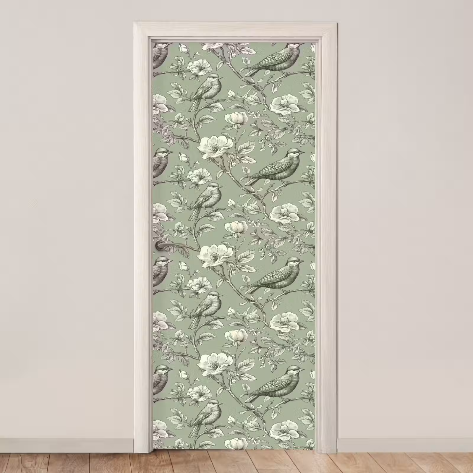 Deursticker - Klassiek - Botanisch - Groen — 1