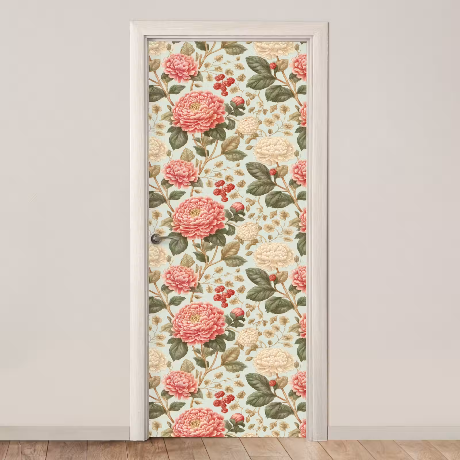 Deursticker - Klassiek - Botanisch - Veelkleurig — 1