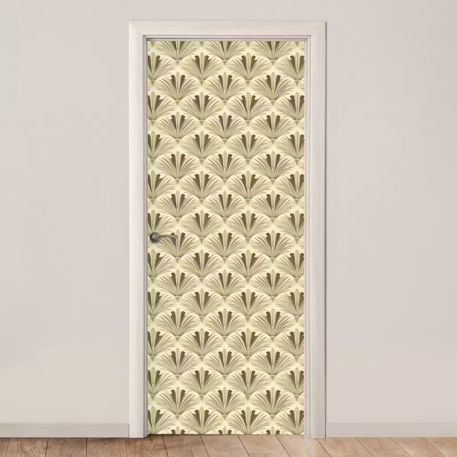 Deursticker - Klassiek - Waaier - Groen — 1