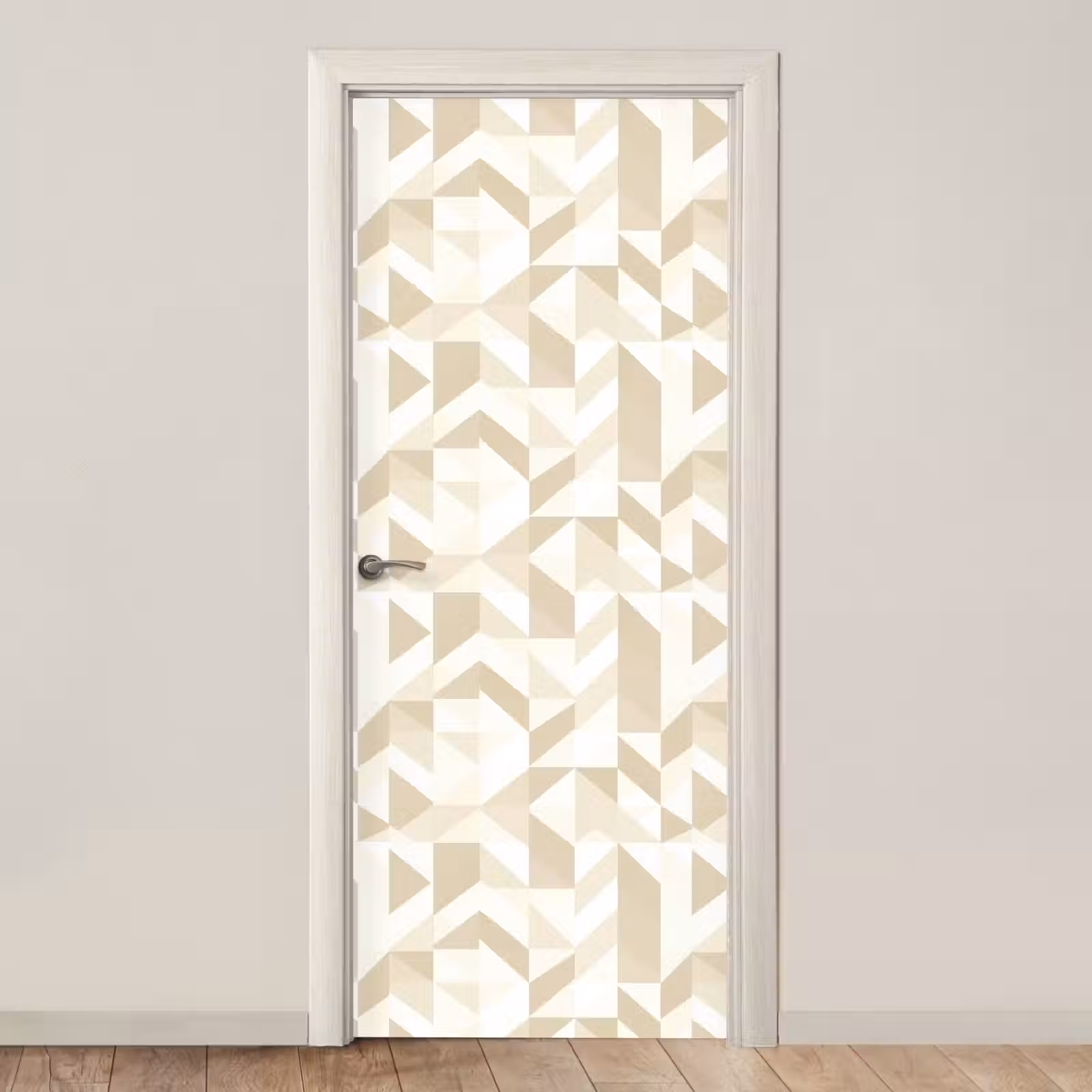 Deursticker - Modern - Abstract - Beige — 1
