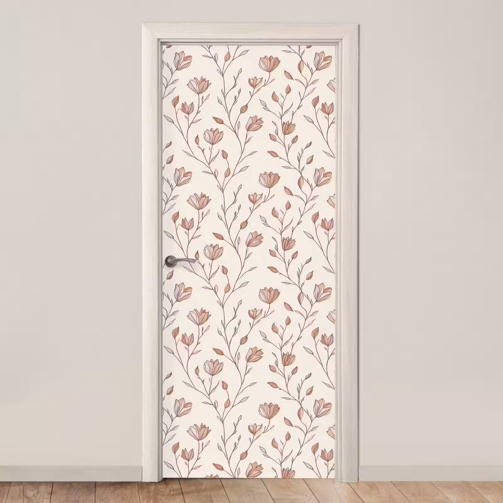 Deursticker - Patroon - Klassiek - Roze — 1
