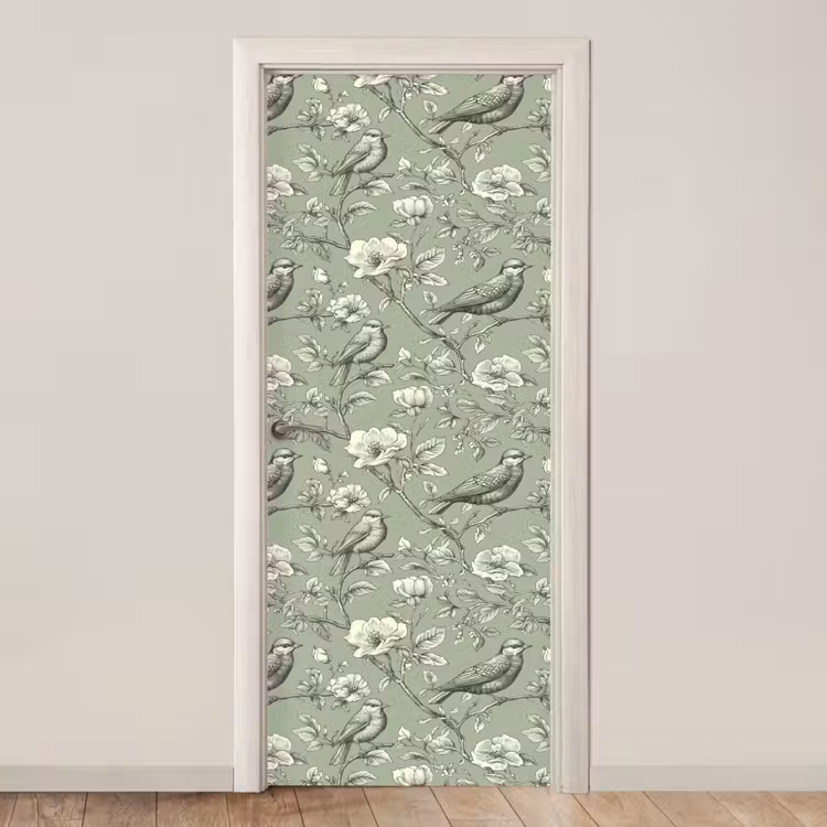 Deursticker - Klassiek - Botanisch - Groen — 1