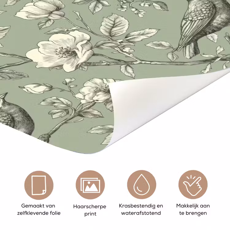 Deursticker - Klassiek - Botanisch - Groen — 3