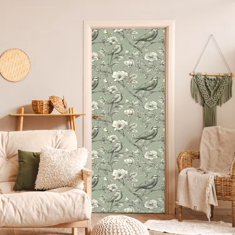 Deursticker - Klassiek - Botanisch - Groen — 4