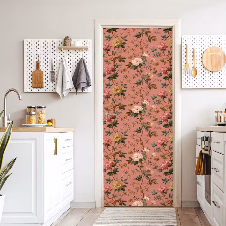Deursticker - Klassiek - Botanisch - Roze — 7