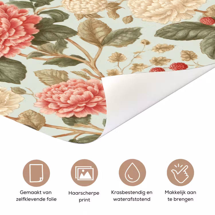 Deursticker - Klassiek - Botanisch - Veelkleurig — 3