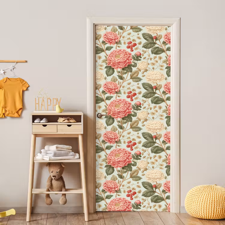 Deursticker - Klassiek - Botanisch - Veelkleurig — 6