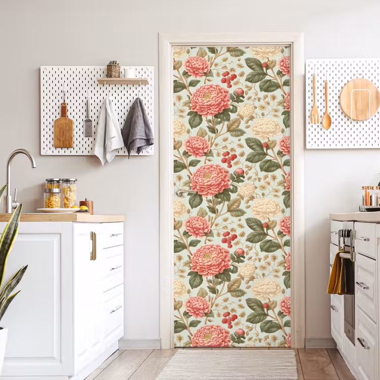 Deursticker - Klassiek - Botanisch - Veelkleurig — 7