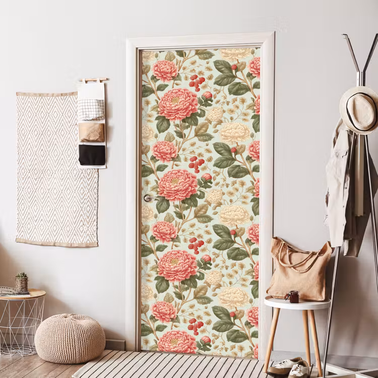 Deursticker - Klassiek - Botanisch - Veelkleurig — 8