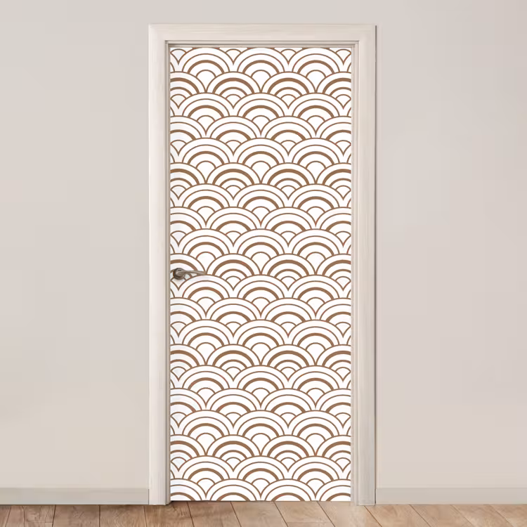 Deursticker - Klassiek - Motief - Terracotta — 1