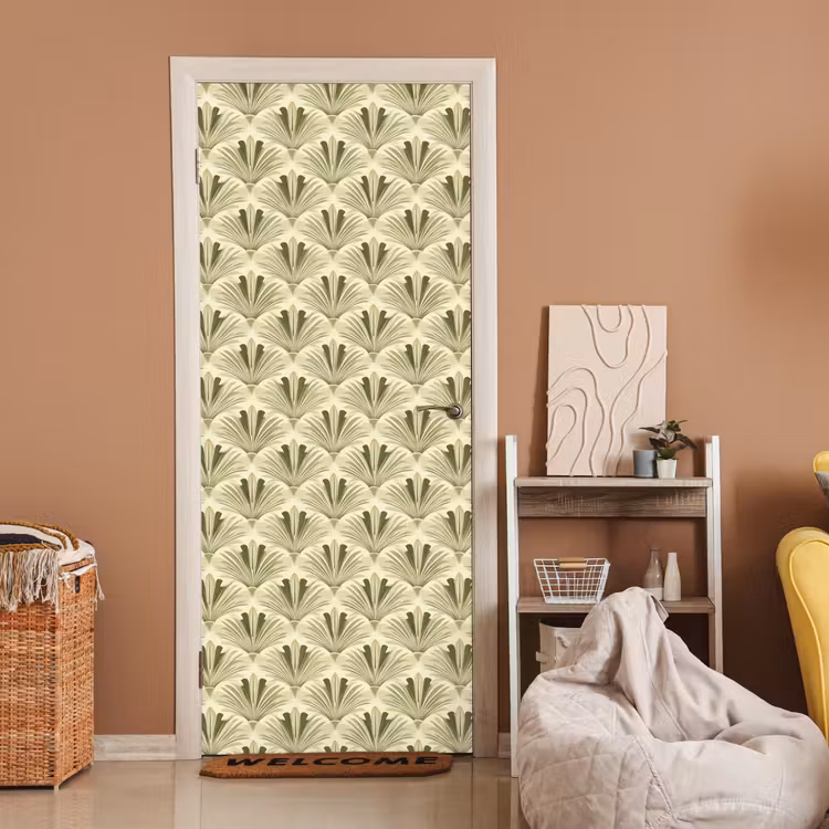 Deursticker - Klassiek - Waaier - Groen — 2