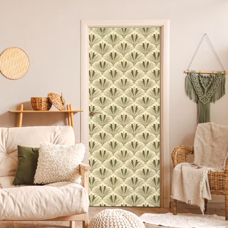 Deursticker - Klassiek - Waaier - Groen — 4