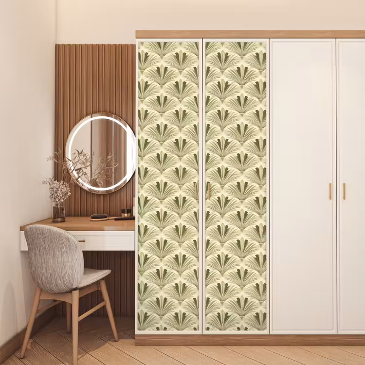 Deursticker - Klassiek - Waaier - Groen — 5