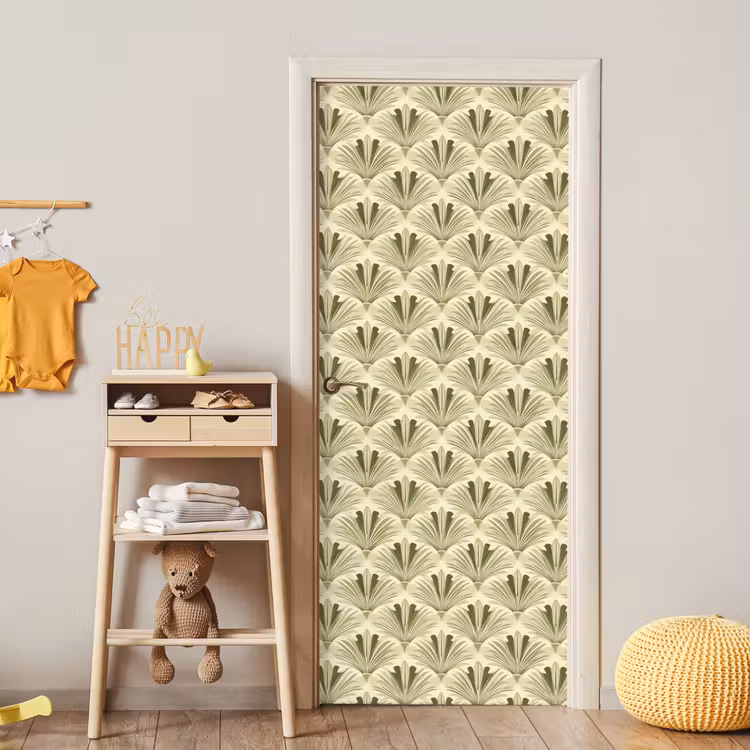 Deursticker - Klassiek - Waaier - Groen — 6