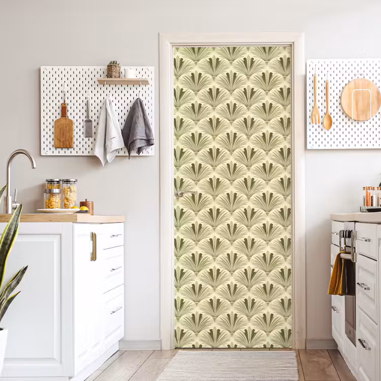 Deursticker - Klassiek - Waaier - Groen — 7