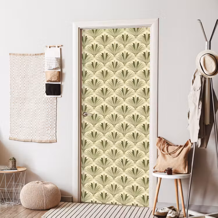 Deursticker - Klassiek - Waaier - Groen — 8