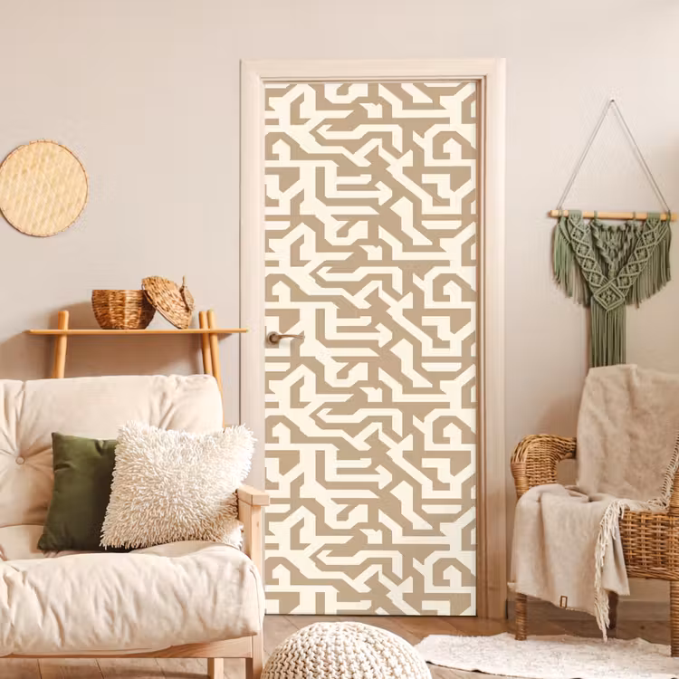 Deursticker - Modern - Abstract - Beige — 4