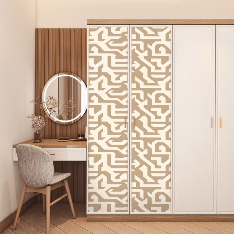 Deursticker - Modern - Abstract - Beige — 5