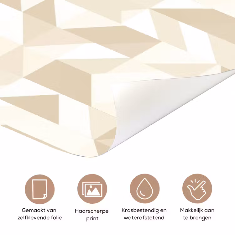 Deursticker - Modern - Abstract - Beige — 3
